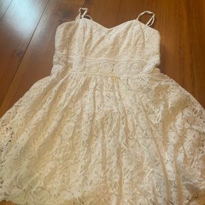 White lace dress